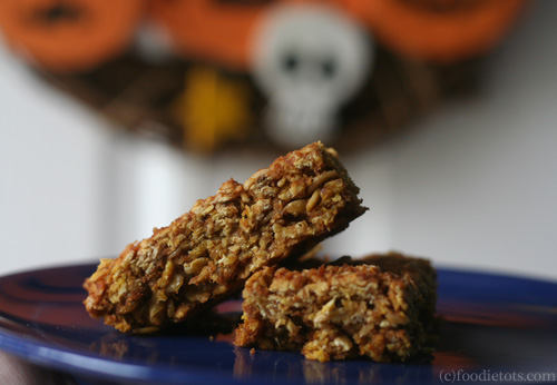 Pumpkin Granola Bars