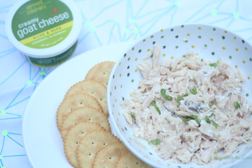 tuna salad with chevre recipe