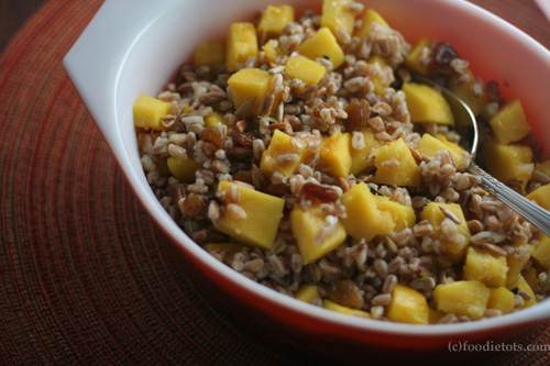 Squash Farro Salad | FoodieTots.com