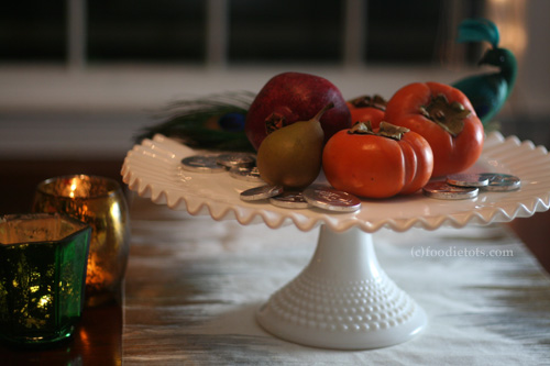 thanksgivukkah table | foodietots.com