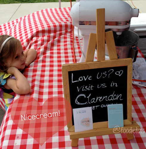 Nicecream at Mosaic Central Farm Market | FoodieTots.com