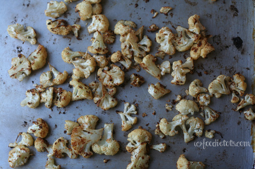 Roasted Cumin Cauliflower Recipe | FoodieTots.com