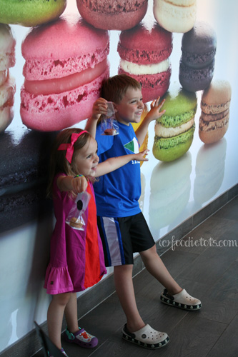 fun at olivia macaron | foodietots.com