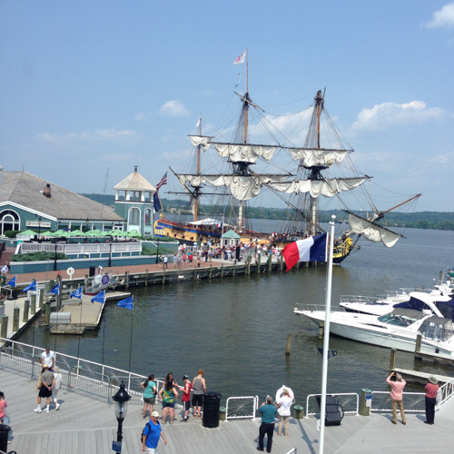 Hermione as seen from the Torpedo Factory | foodietots.com